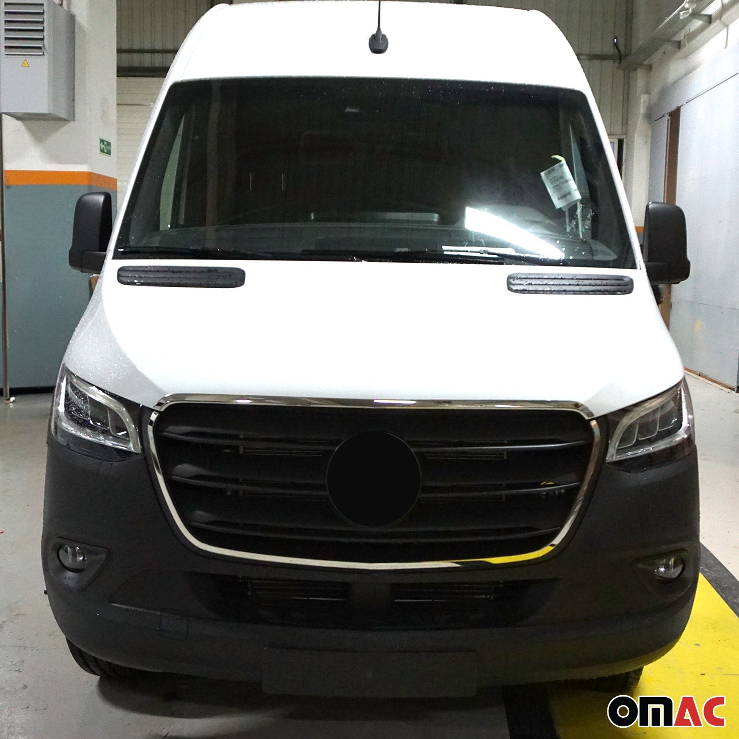 Moulure de Grille de Calandre pour Mercedes Sprinter 901 907 2018-2026 Chromé 4x