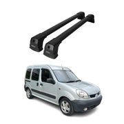 Barres de Toit Transversales pour Renault Kangoo Pre-FL 1999-2008 Alu Noir