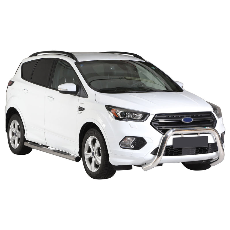 Pare-buffle Avant pour Ford Kuga 2017-2019 76 mm en Acier Gris