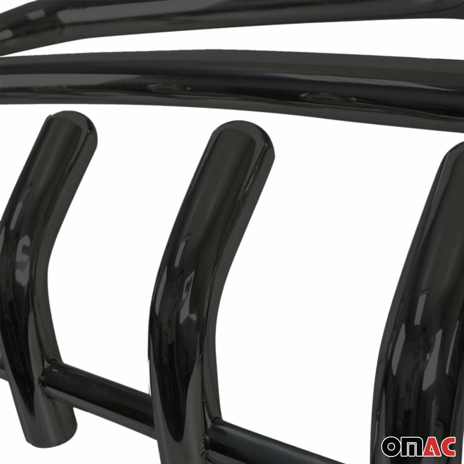 Pare-Buffle Avant Pour Ford Kuga II 2017-2019 Facelift Noir Acier Inoxydable ABE