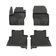 Tapis de Sol de Voiture pour Ford Kuga II 2012-2019 TPE Antidérapant Noir 4Pcs