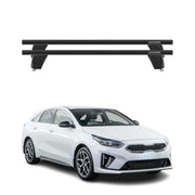 Menabo Barres de toit Transversales pour Kia Pro Cee'D 2019-2026 Noir ABE 2x