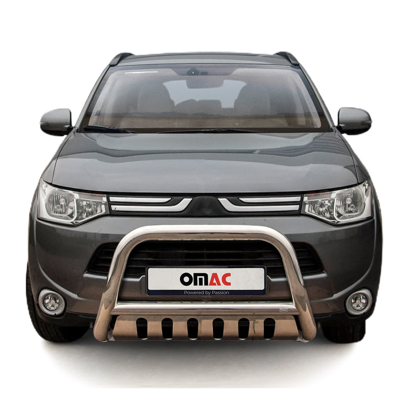 Pare-Buffle Avant Pour Mitsubishi Outlander 2012-2015 Argent