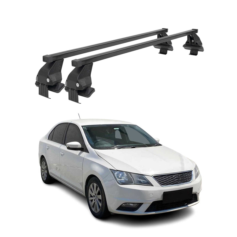 Barres Transversales Menabo pour Seat Toledo 2011-2019 Noir