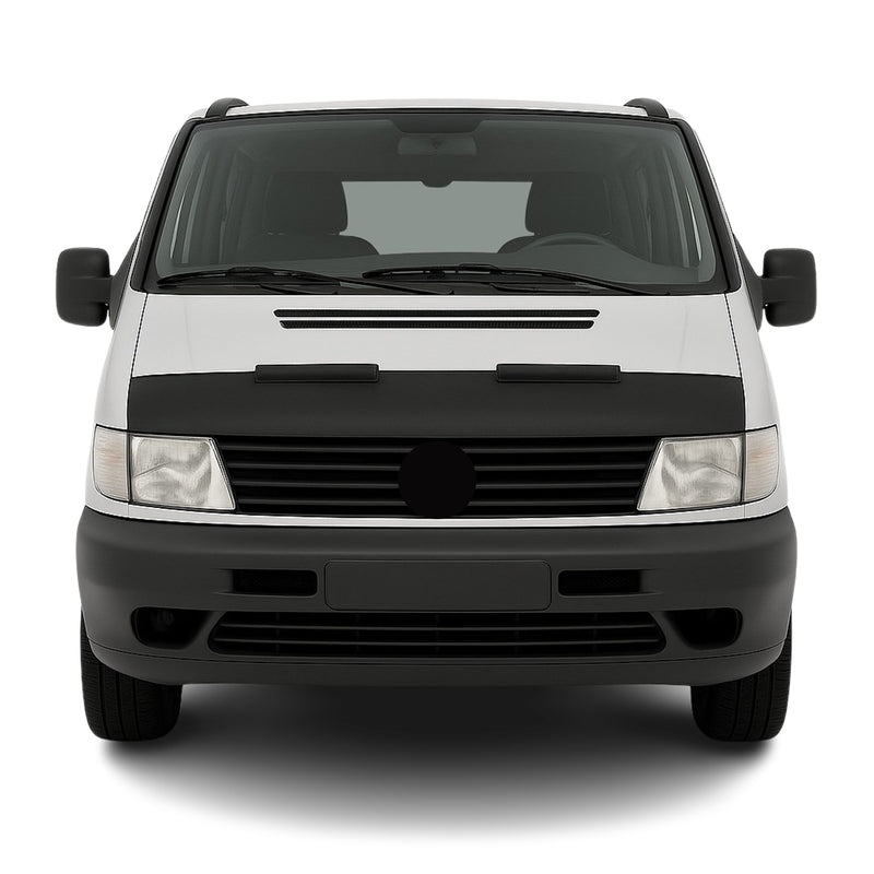 Protège Capot pour Mercedes Vito W638 1996-2003 Masque de voiture vinyle Noir