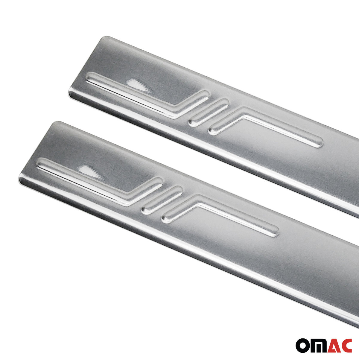 2x Protection Seuils de Portes pour Opel Astra H 2004-2010 Acier Inox Chromé