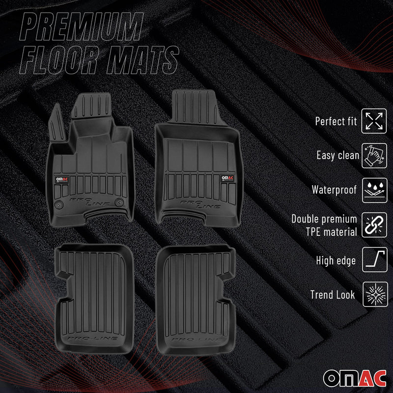 Tapis de Sol pour Fiat Panda 2011-2025 TPE Noir