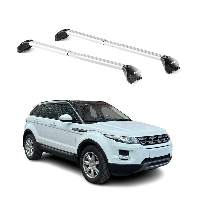 Barres de toit pour Land Rover Evoque L538 2011-2018 5P Gris Argenté 2x ABE