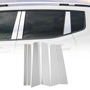 Couverture Garniture de pilier B pour Mercedes GLC C253 2016-2020 inox 6Pcs