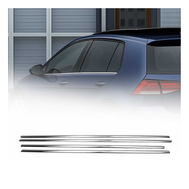 Garniture de Fenêtre pour VW Golf HB 2012-2019 Acier Inox 4Pcs