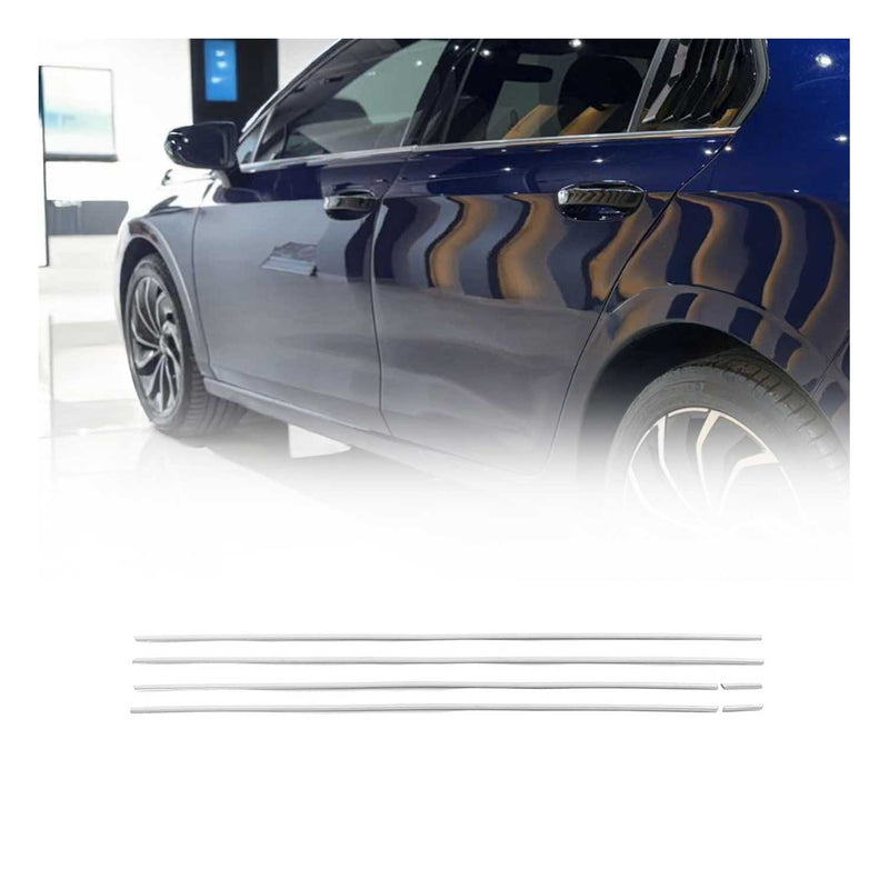 Garniture de Fenêtre pour VW Golf 2019-2025 HB Acier Inox 6Pcs