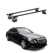 Barres Transversales Menabo pour Mercedes Classe E W212 2009-2013 Noir