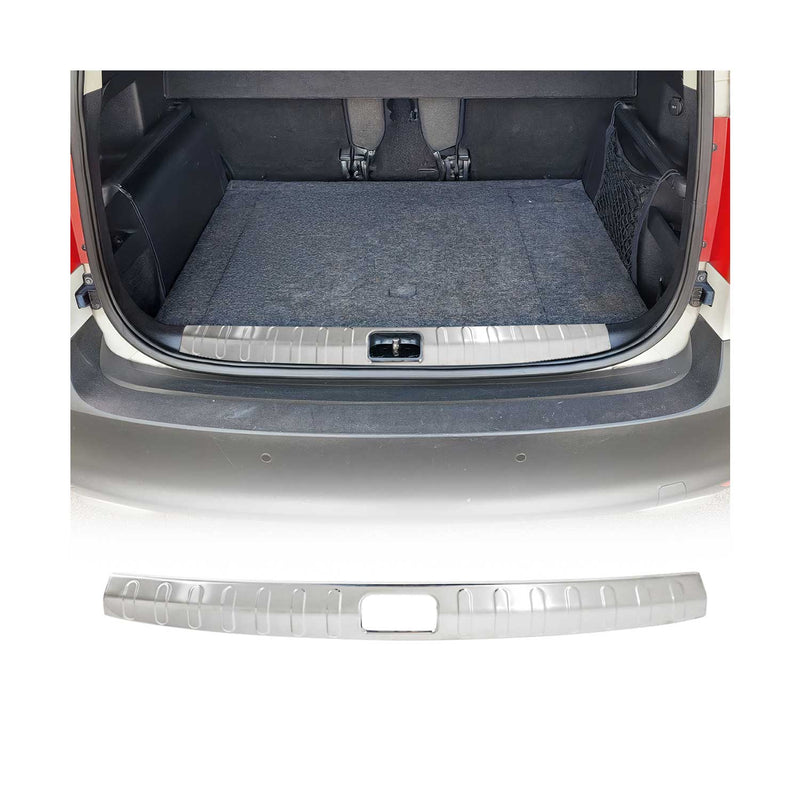 Protection de seuil de coffre pour Škoda Yeti 2010-2013 1Pcs en Acier Silver