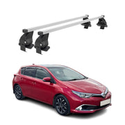 Barres de toit transversales pour Toyota Auris 2012-2018 Gris