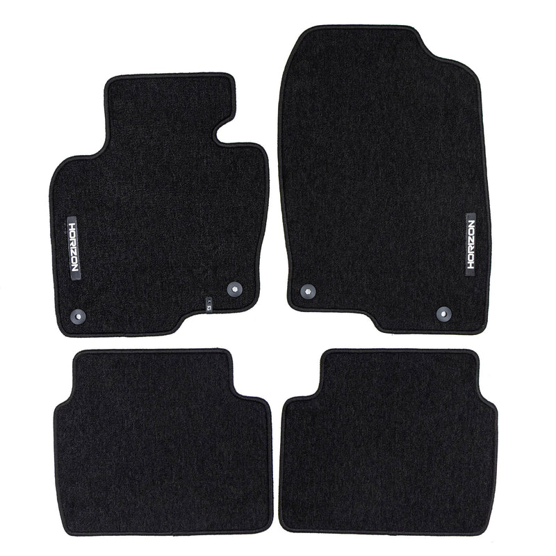 Tapis de Sol de Voiture pour Mazda CX-5 II 2017-2025 Velours Imperméable 4Pcs