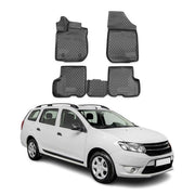 Tapis de Sol pour Dacia Logan 2013-2016 TPE Noir