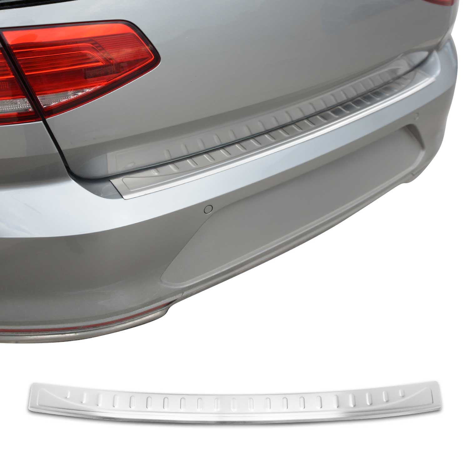 Protection seuil coffre pare-chocs pour VW Passat B8 Variant 2015-2019 Brossé