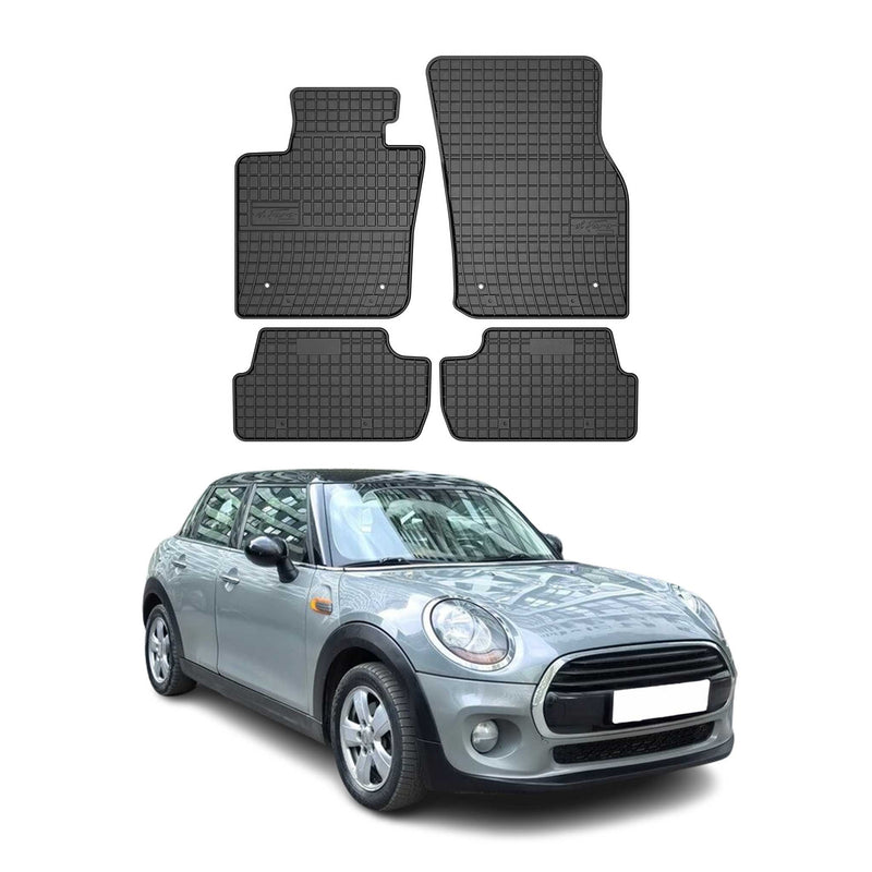 Tapis de Sol pour Mini Cooper 2014-2020 Caoutchouc Noir