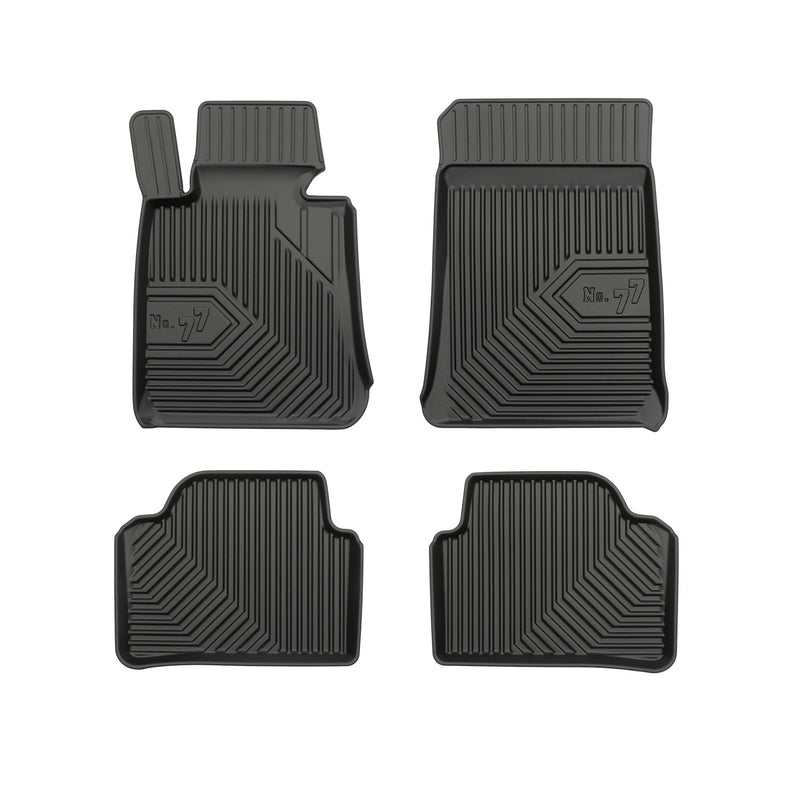 Tapis de Sol de Voiture pour BMW Série 3 E92 2006-2012 sauf xDrive TPE Noir 4Pcs