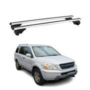 Barres de toit Transversales pour Honda Pilot 2002-2015 Aluminium Argent