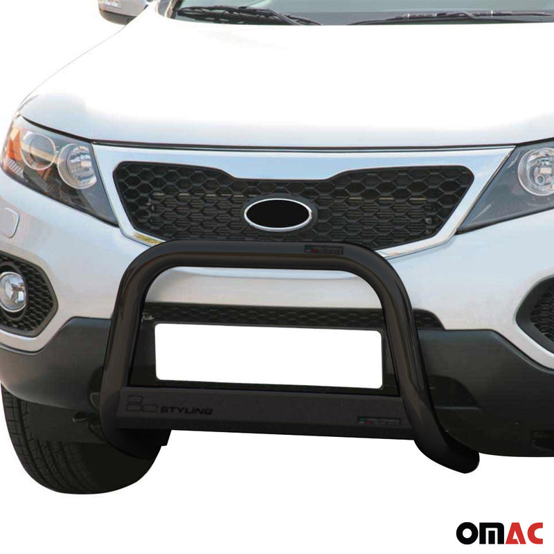 Pare-buffle Avant pour Kia Sorento 2009-2012 63 mm en Acier Noir