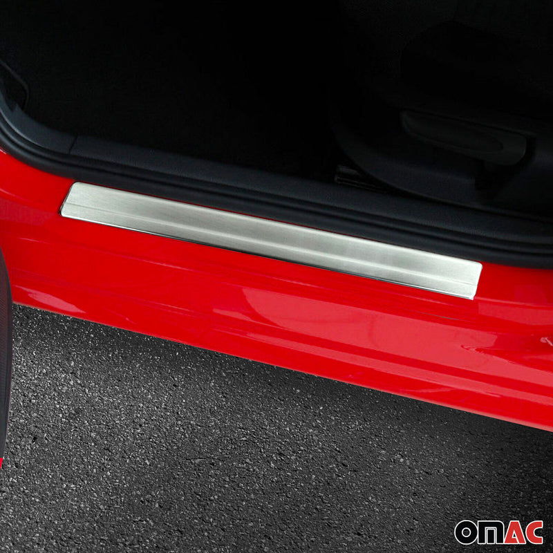 Pour VW Polo Classic 1994-2001 4x Protection Seuils de Portes Acier Inox Chromé