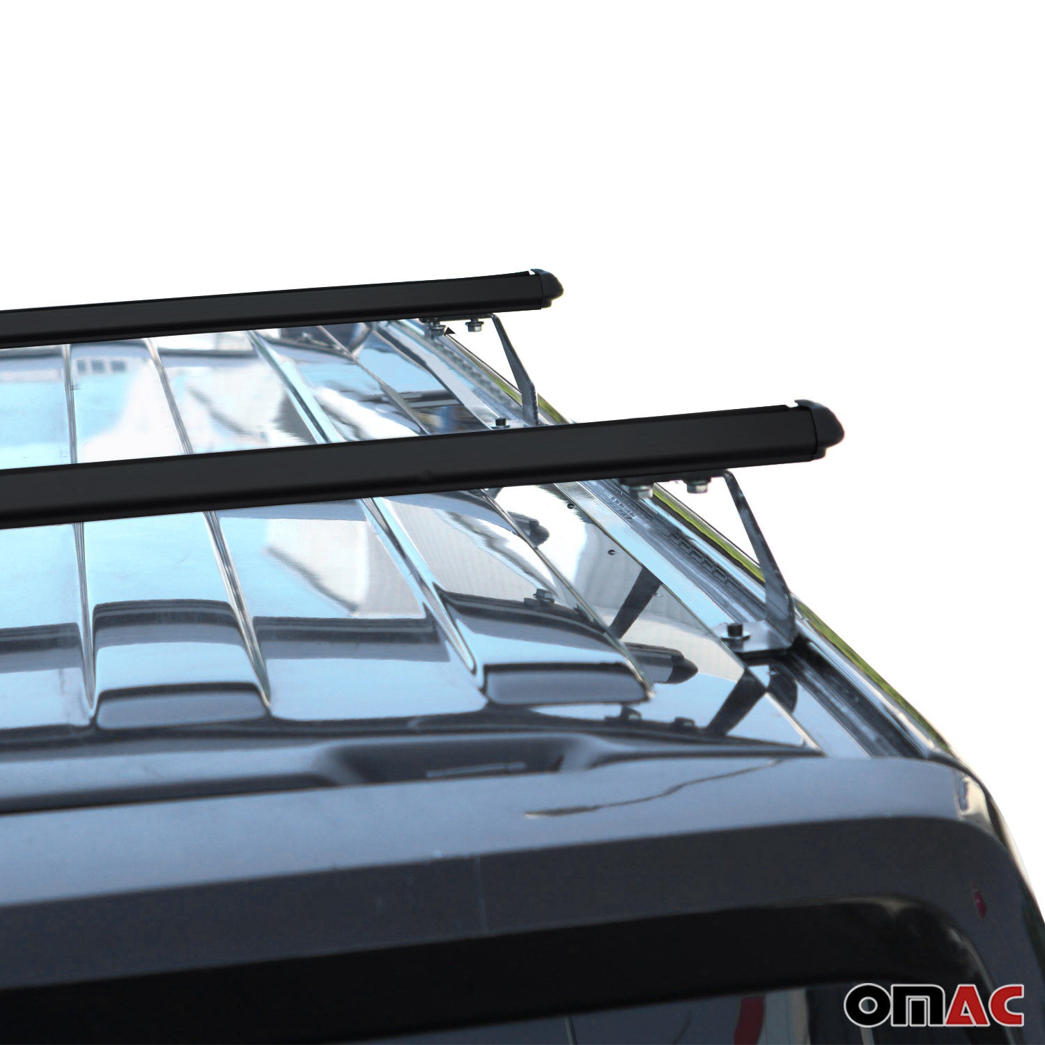 Barres de toit transversales pour Renault Kangoo III 2021-2026 Aluminium Noir 2x