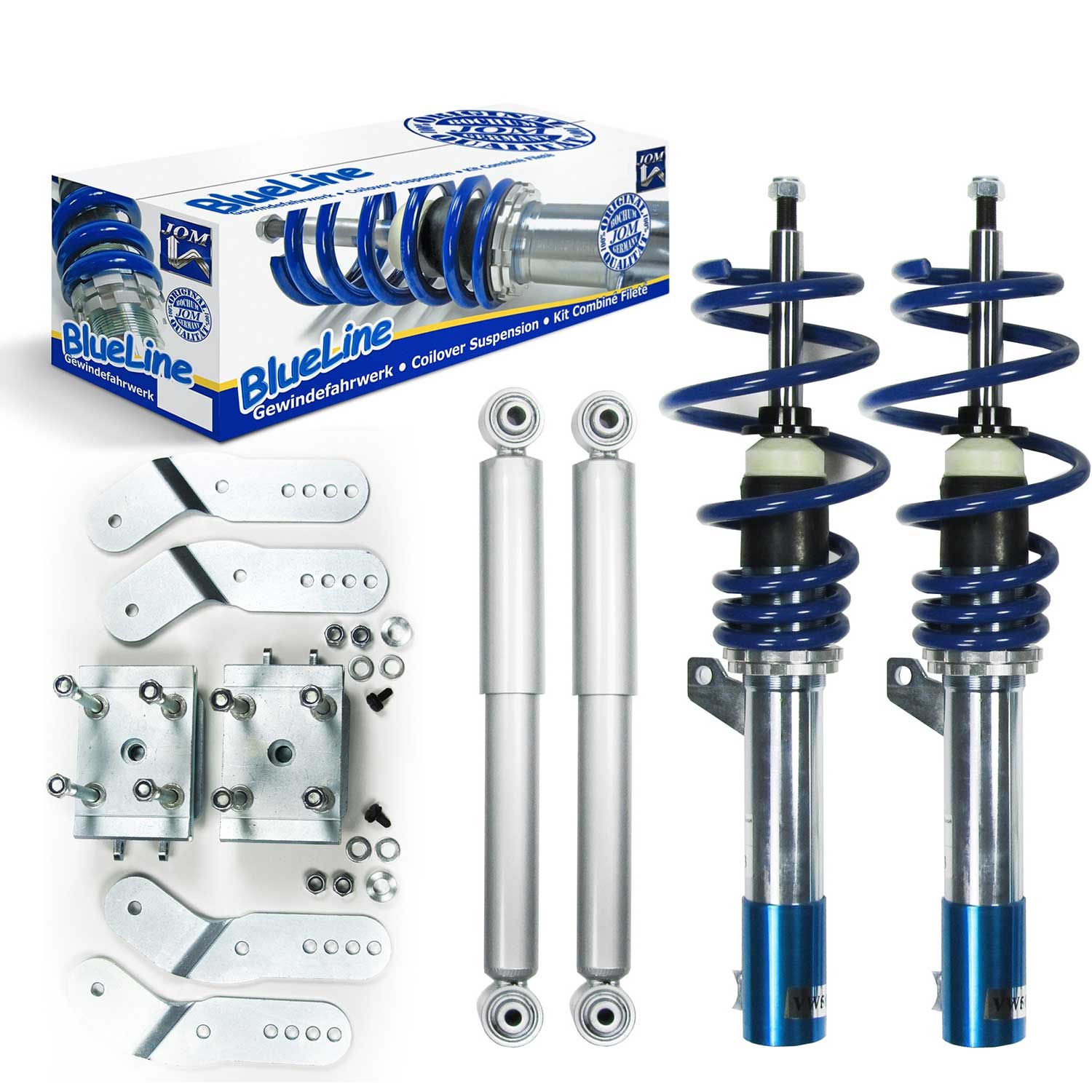 Tuning Kit Suspension + Amortisseurs combiné JOM pour VW Caddy 2KA/2KB 2004-2020