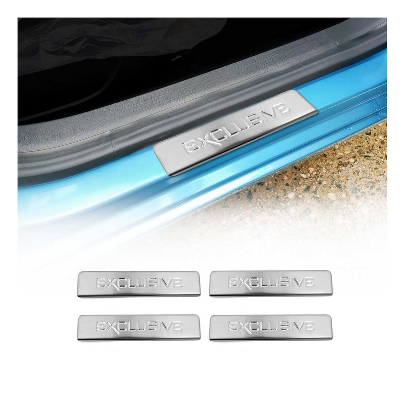 Seuils de porte pour VW Peugeot 508 4-5 Portes 2010-2018 inox Chromé