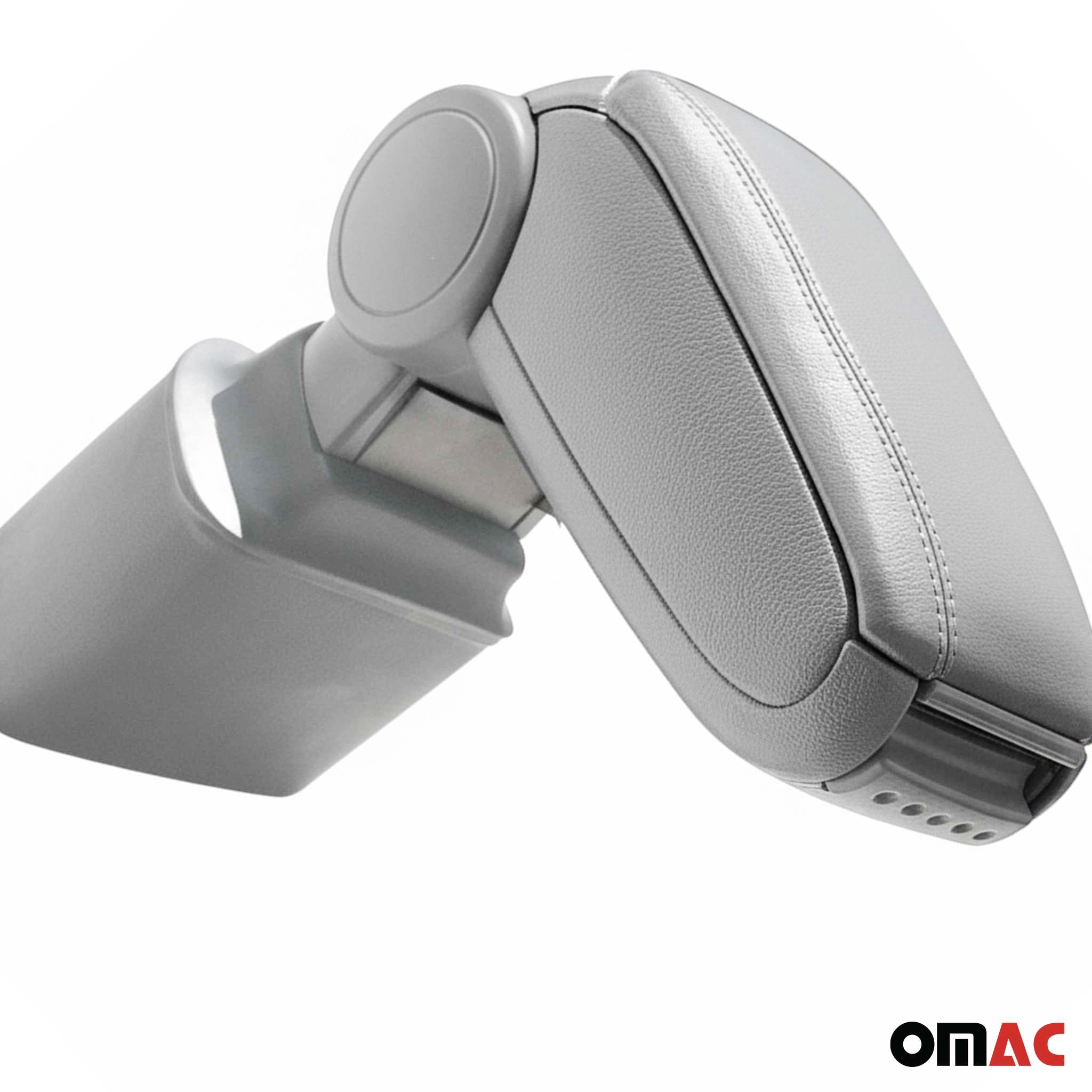 Accoudoir pour Nissan Juke 2011-2019 Vinyl Abs Gris Central Organiseur