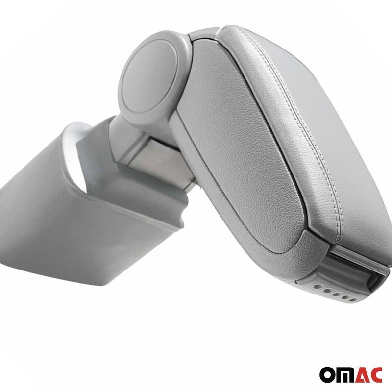 Accoudoir pour Nissan Juke 2011-2019 Vinyl Abs Gris Central Organiseur