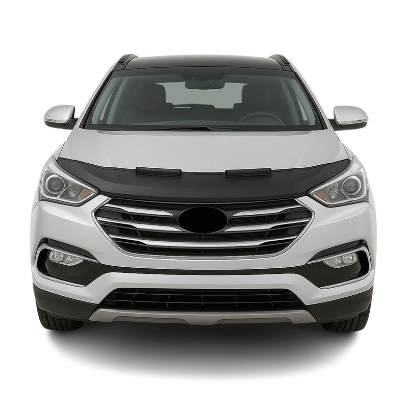Protège Capot pour Hyundai Santa Fe 2013-2018 Masque de voiture vinyle Noir