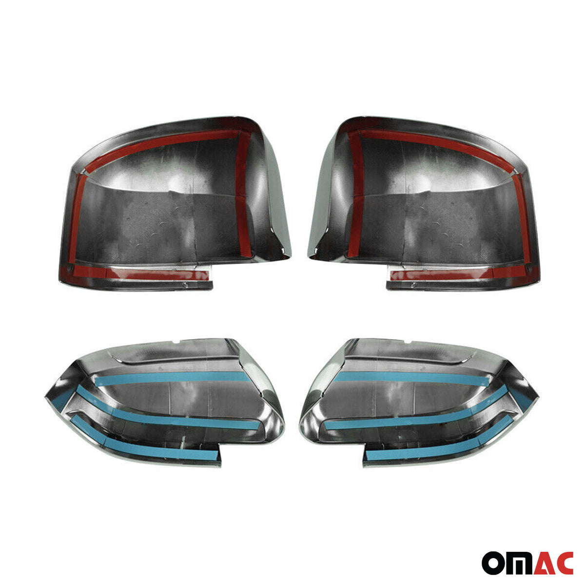 Coques de Rétroviseurs pour VW Crafter 2017-2026 en ABS Argent