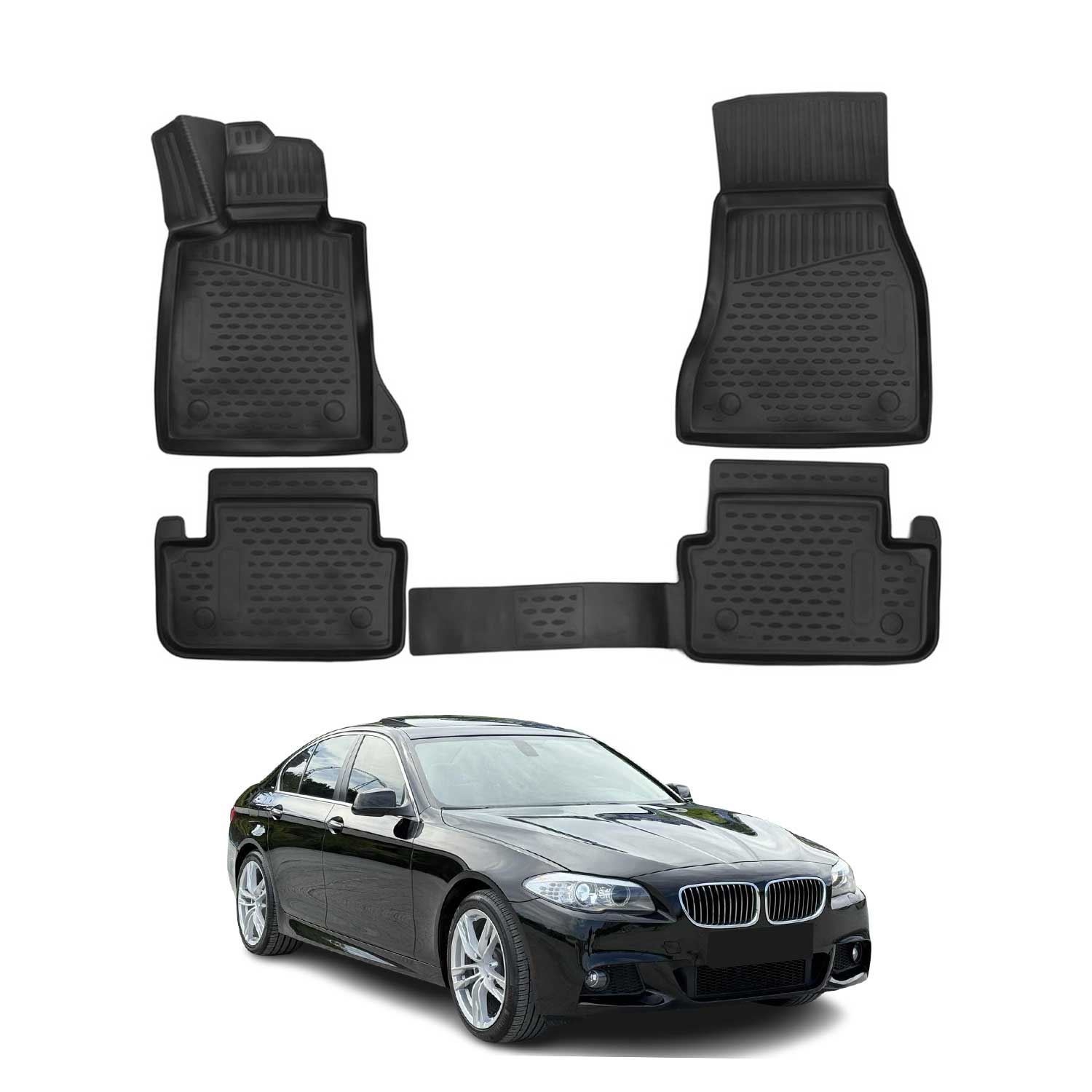 OMAC 3D Tapis de sol pour BMW Série 5 F10 F11 Berline Break 2013-2017 caoutchouc