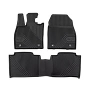 Tapis de Sol de Voiture No.77 pour Lexus RZ 2023-2026 TPE Antidérapant Noir 3Pcs