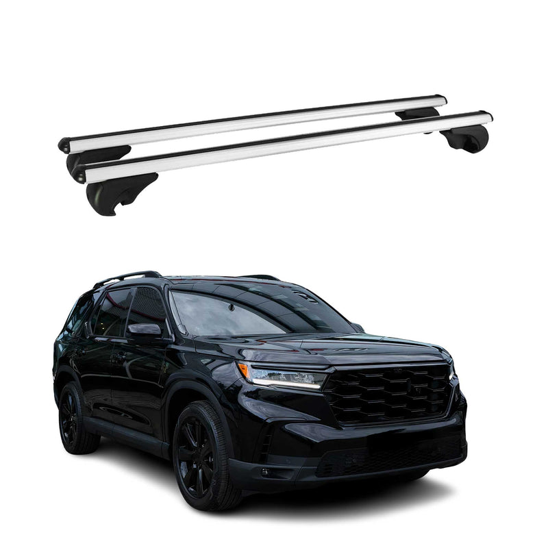 Barres de toit Transversales pour Honda Pilot 2024-2025 en Alu gris ABE