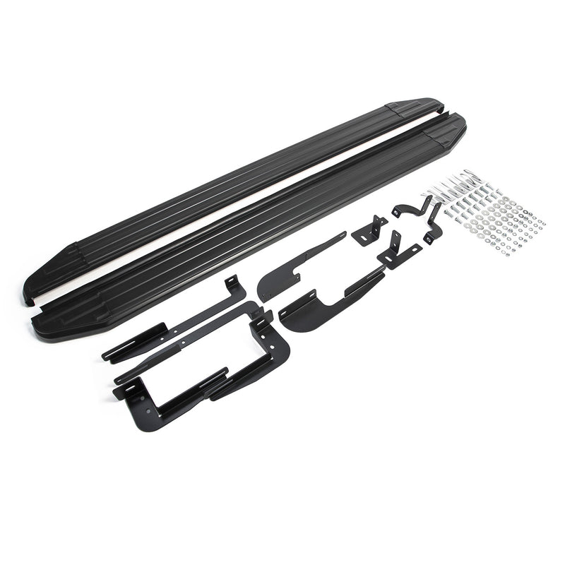 Marchepieds Latéraux pour Hyundai ix35 2010-2015 Alu Noir ABE