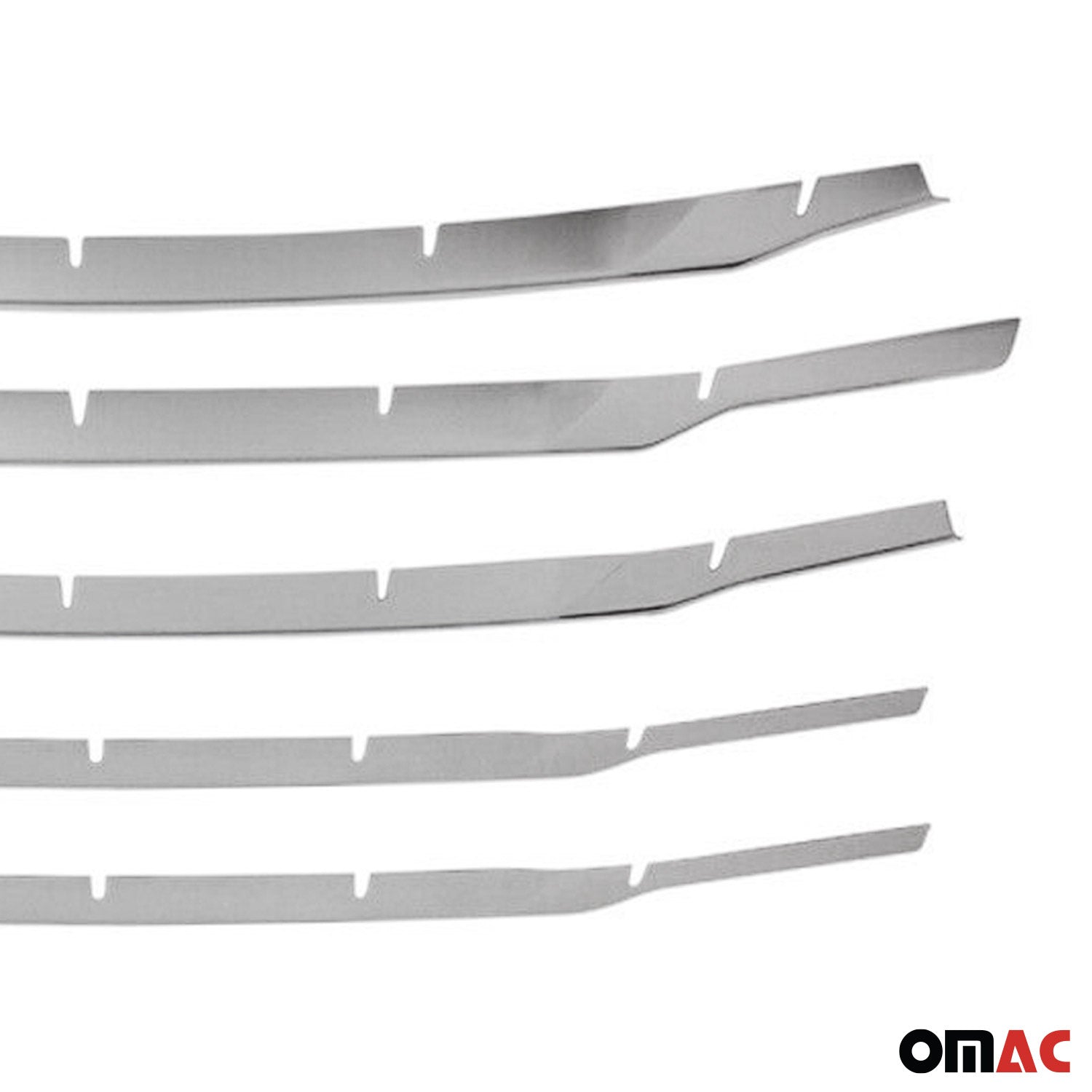 Moulure de Grille de Calandre pour Ford Transit Courier 2017-2022 Acier 5Pcs