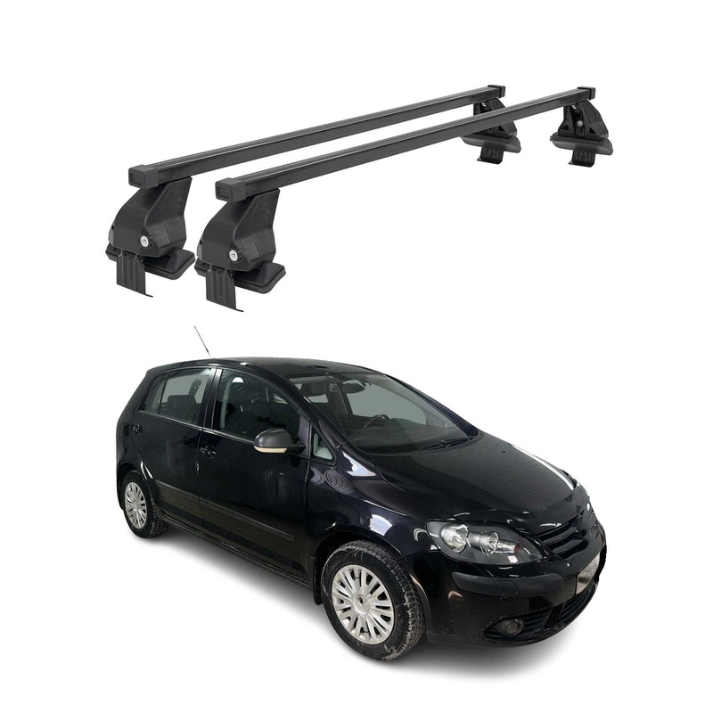 Barres Transversales Menabo pour VW Golf V Plus 2003-2008 Noir