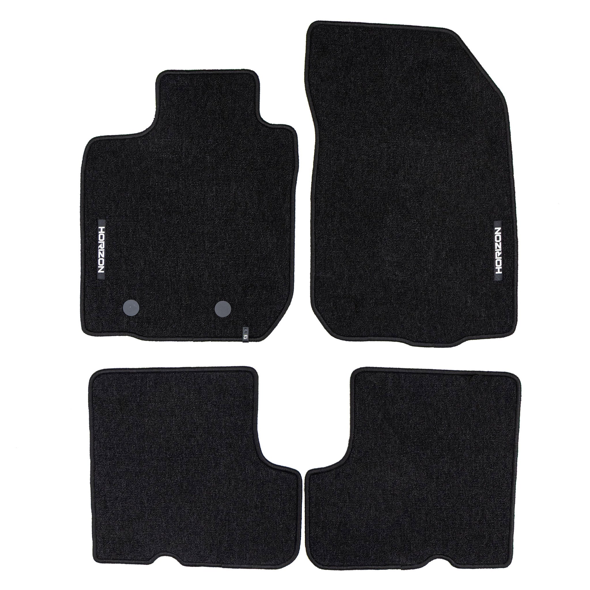 Tapis de Sol de Voiture pour Dacia Duster I 2010-2017 Velours Imperméable 4Pcs