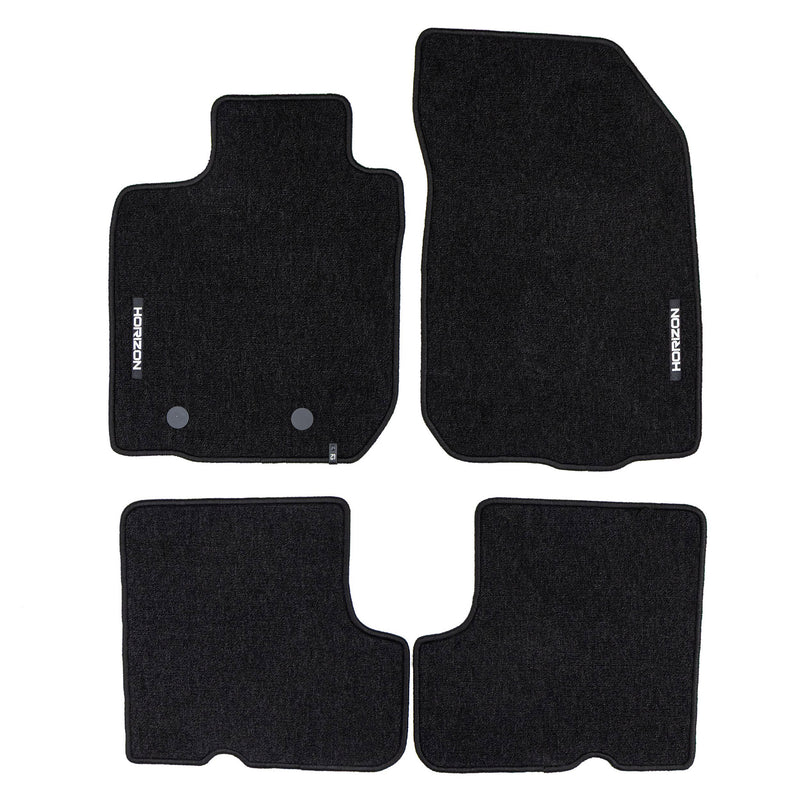 Tapis de Sol de Voiture pour Dacia Duster I 2010-2017 Velours Imperméable 4Pcs