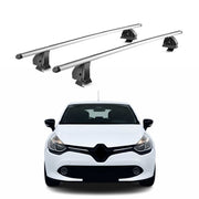 Barres de toit transversales Alu pour Renault Clio IV HB Break 2012-2019 Gris 2x