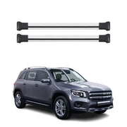 Barres de toit transversales pour Mercedes GLB X247 2019-2026 Aluminium Gris 2x