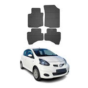 OMAC Tapis de sol pour Toyota Aygo 2005-2014 Noir en caoutchouc