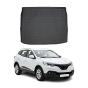 Tapis de coffre pour Renault Kadjar 2015-2022 Noir 3D en Caoutchouc TPE