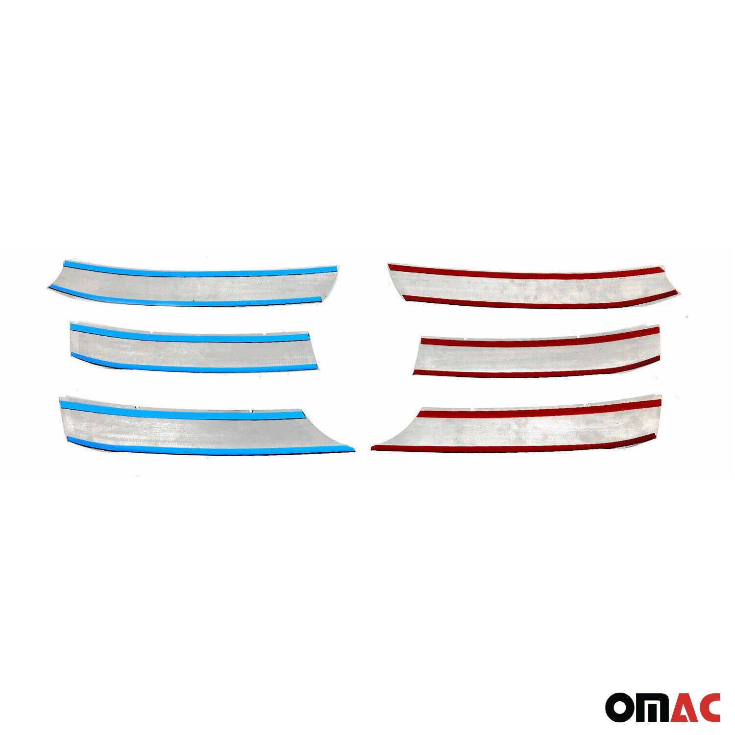 Moulure de Grille de Calandre pour Mercedes Sprinter W907 2018-2026 Chromé 6Pcs