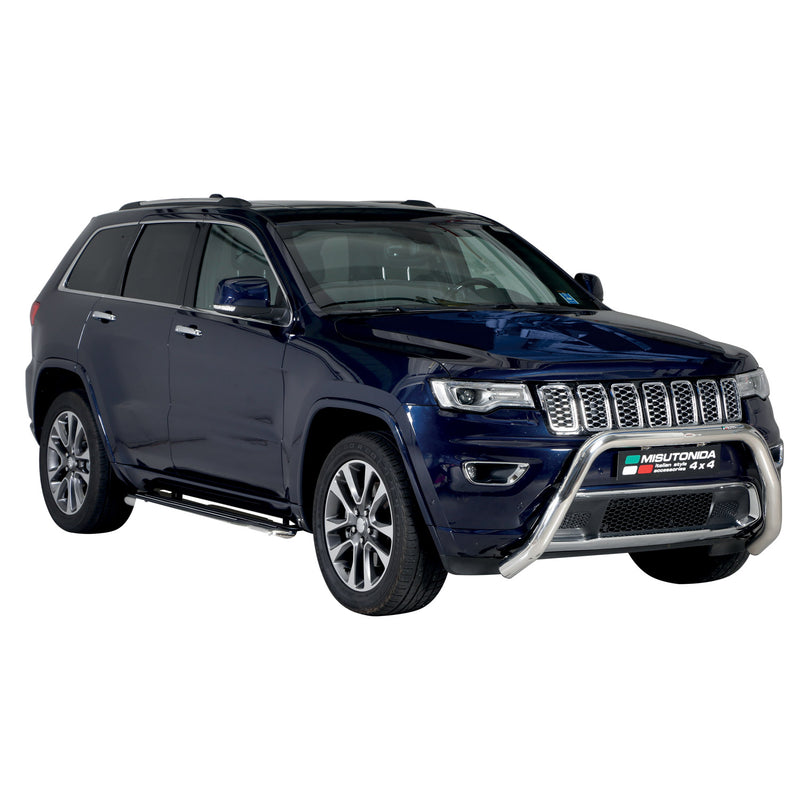 Pare-buffle Avant pour Jeep Grand Cherokee 2013-2017 76 mm en Acier Gris