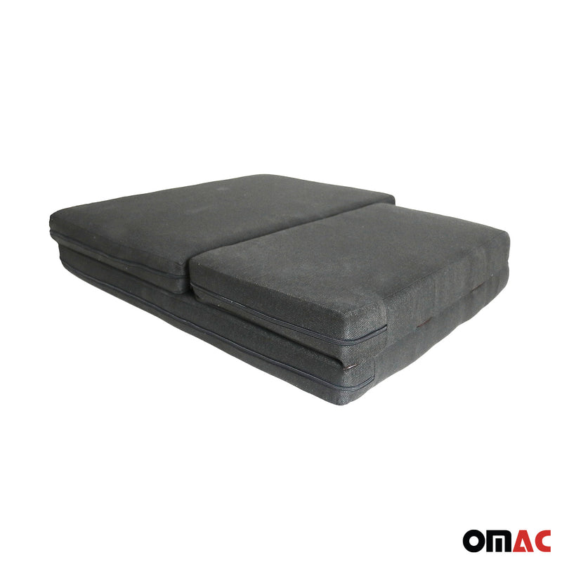 OMAC Matelas de Camping Pliable pour Fiat Ducato 2006-2025 Noir Polyester