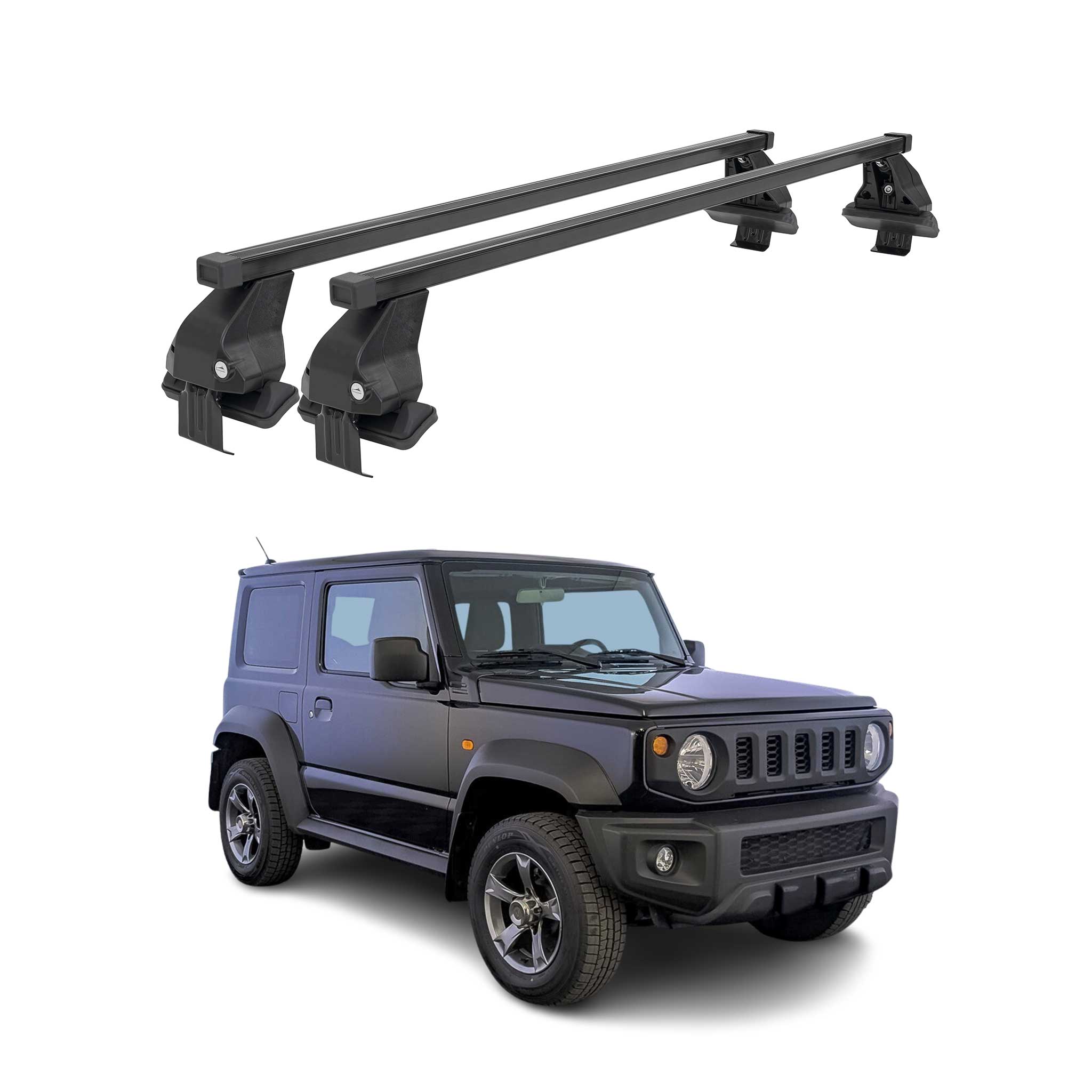 Barres Transversales Menabo pour Suzuki Jimny 2018-2026 Noir