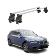 Barres de toit transversales Menabo pour BMW X1 F48 2015-2022 Acier Gris
